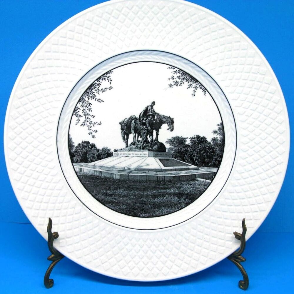 Spode Copeland Spodes Mansard Pioneer Mother 10 7/8" Dinner Plate READ DESC